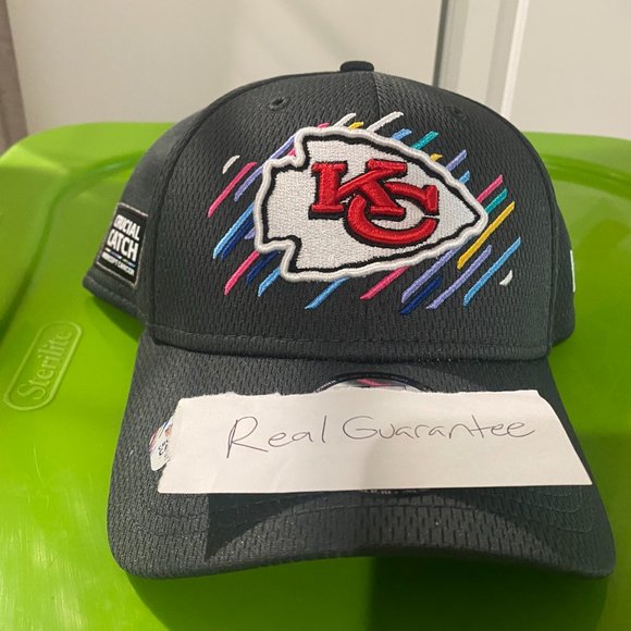 2021 Men Kansas City Chiefs New Era NFL Crucial Catch 39THIRTY Flex Hat BCA Cap - Picture 2 of 4